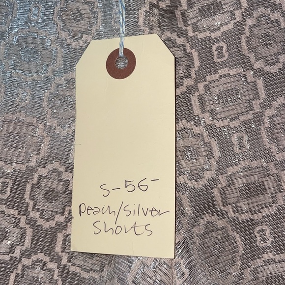 BNWT Ark & Co. Bought from Boutique Silver and Pink Dress Shorts -very light. - Picture 2 of 5